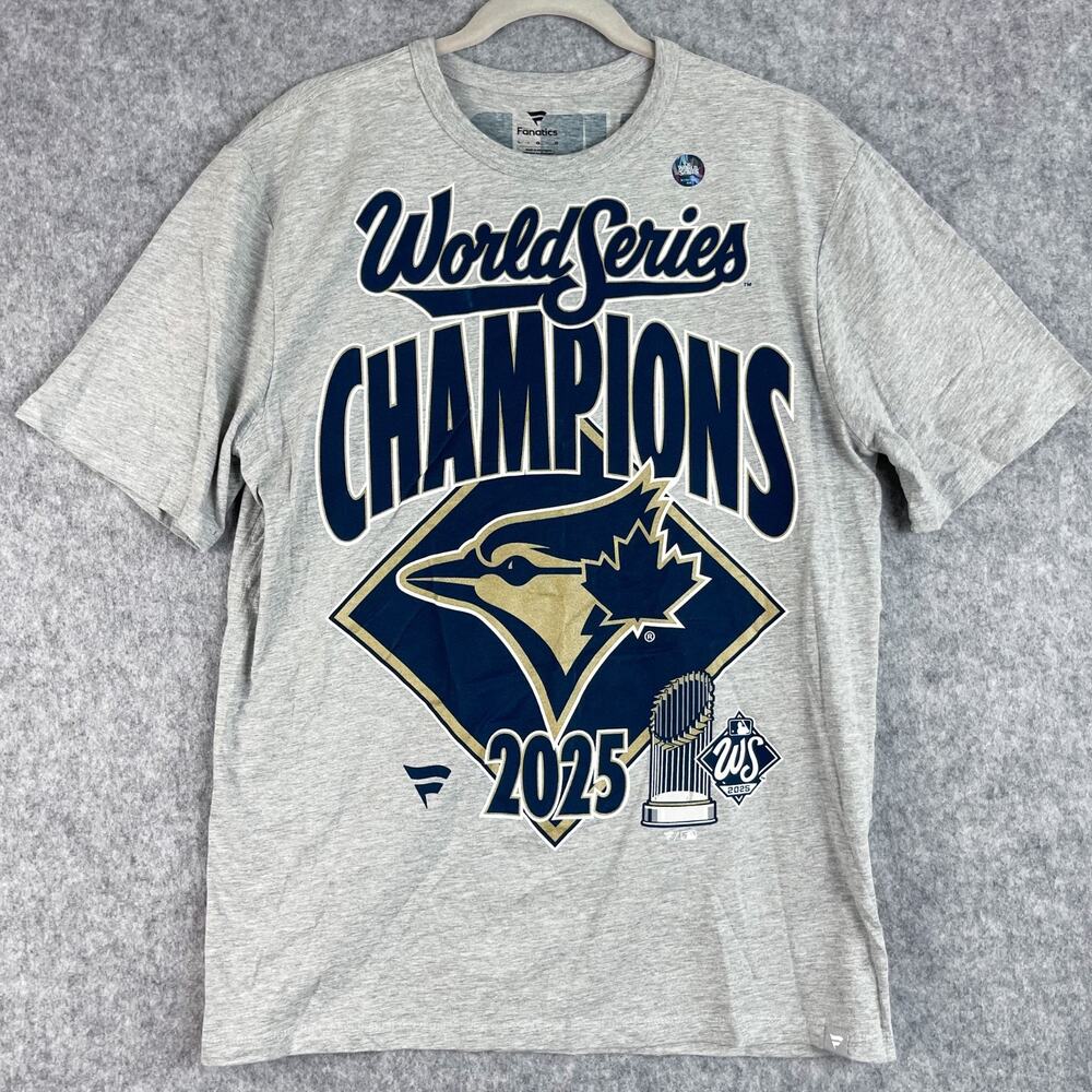 Fanatics Toronto Blue Jays World Series Champions 2025 T Shirt Mens Large
